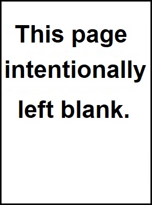 'This page intentionally left blank.'  A modern contradiction found in many government and legal documents.
