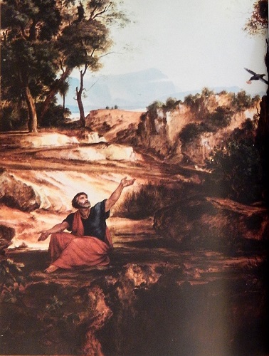 Elijah in the Wilderness, by Olivier.