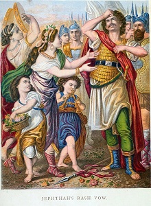 Jephthah's Rash Vow. Click to enlarge. See below for provenance.
