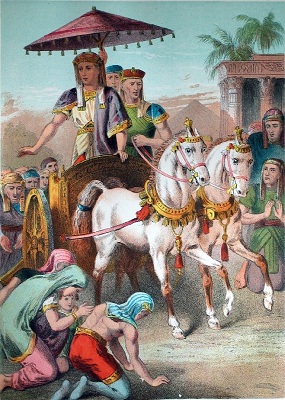 Joseph in Pharaoh's Chariot. Click to enlarge. See below for provenance.