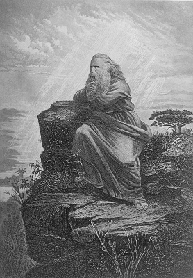 Moses on Mt. Nebo. Click to enlarge. See below for provenance.