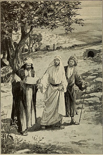 On the Way to Emmaus.  William Ambrose Spicer, 1921.  Click to enlarge.