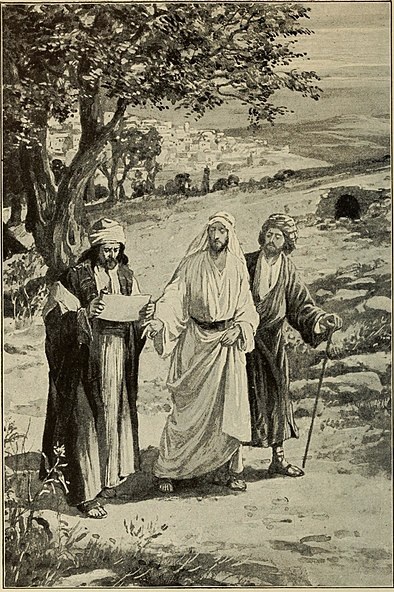 On the Way to Emmaus. William Ambrose Spicer, 1921.  Click to enlarge.